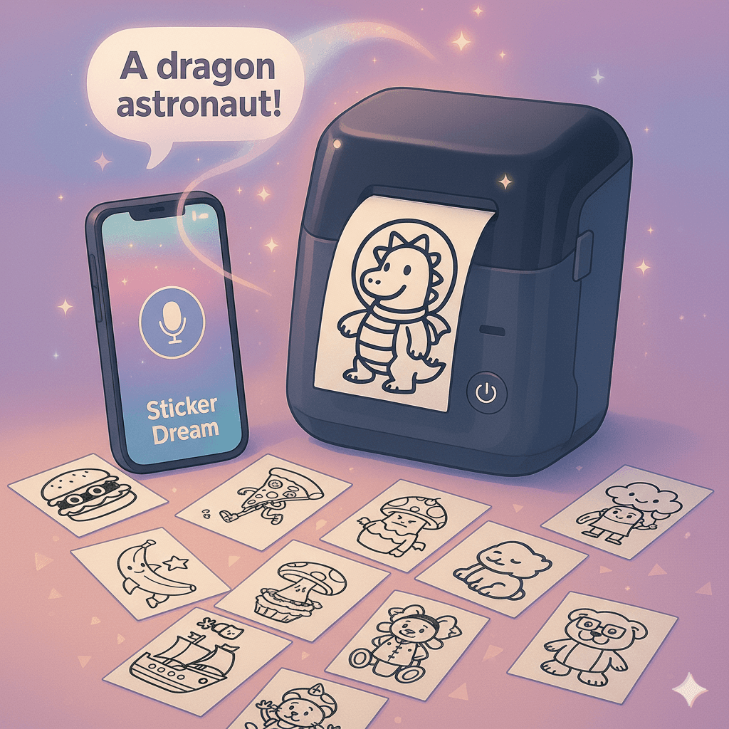 Sticker Dream Hero Section